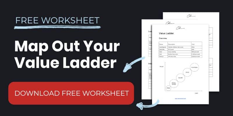 Value Ladder Worksheet Template