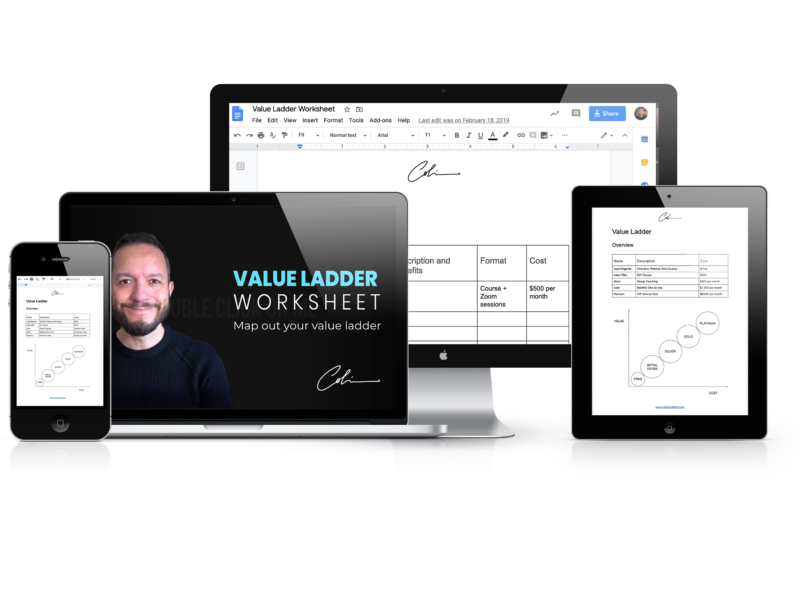 Value Ladder - Free Worksheet