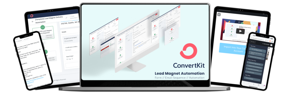 Lead Magnet Emails Course and Automation for ConvertKit