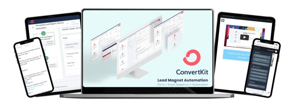 Lead Magnet Emails Course and Automation for ConvertKit