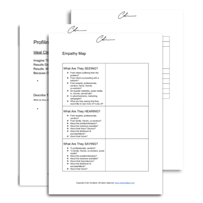ideal customer profile worksheets